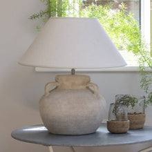 Load image into Gallery viewer, Lilou Stone Lamp with Shade