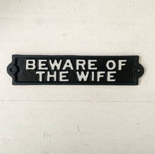 Load image into Gallery viewer, Cast Iron Sign-www.proven-salle.com