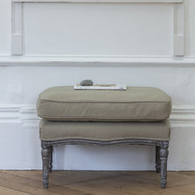 Load image into Gallery viewer, Gustavian Style Stool - Taupe