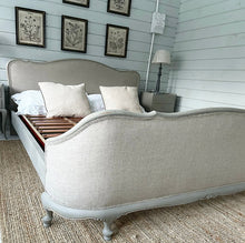 Load image into Gallery viewer, French Louis Style King Size Bed - Taupe - www.proven-salle.com