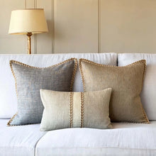 Load image into Gallery viewer, Braided Neutral Cushion 50 x 50cm (Includes Inner)