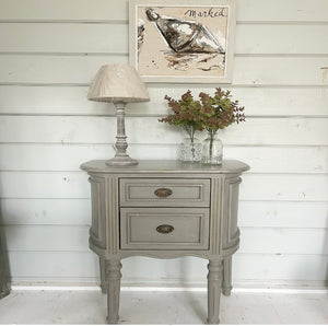 India Jane Occasional Table or Bedside Table - Soft Grey - www.proven-salle.com