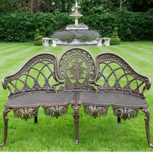 Load image into Gallery viewer, Ornate Garden Seat - Bronze Finish