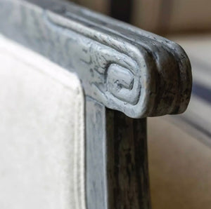 Regency Style Armchair - French Stripe - www.proven-salle.com