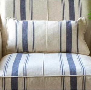 Regency Style Armchair - French Stripe - www.proven-salle.com