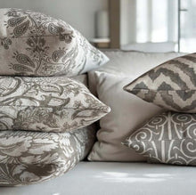 Load image into Gallery viewer, Taupe Anastasia Cushion 50 x 50cm (Includes Inner)