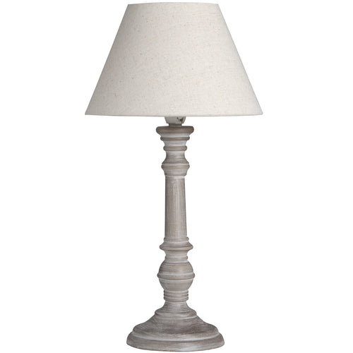 Elodie Table Lamp With Linen Shade