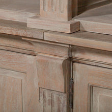 Load image into Gallery viewer, Close-up of wooden furniture with detailed carvings