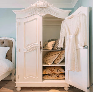 Double Brigitte Armoire - White - www.proven-salle.com