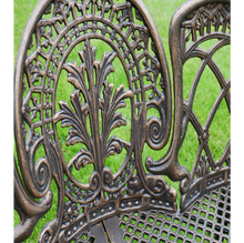 Load image into Gallery viewer, Ornate Garden Seat - Bronze Finish