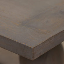 Load image into Gallery viewer, 260cm Handcrafted Mango Wood Dining Table – Rustic Grey Wash Finish