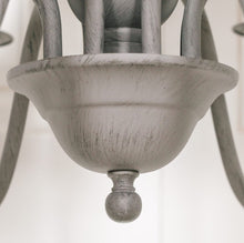 Load image into Gallery viewer, French Grey Shaded Chandelier - www.proven-salle.com
