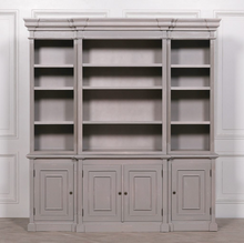 Load image into Gallery viewer, Bookcase Display Cabinet - Distressed Grey