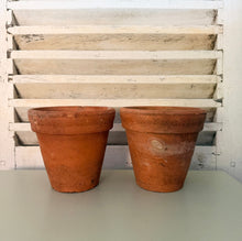 Load image into Gallery viewer, Pair of Vintage Terracotta Plant Pots 