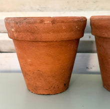 Load image into Gallery viewer, Pair of Vintage Terracotta Plant Pots