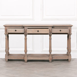 Breakfront Console Table - Rustic