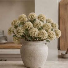 Load image into Gallery viewer, Set of 6 Faux Dried 38cm Hydrangea Berry Sprays – Cream
