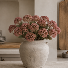 Load image into Gallery viewer, Set of 6 Faux Dried 38cm Hydrangea Berry Sprays – Pink
