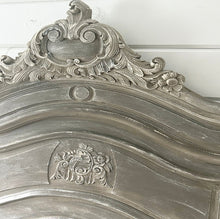 Load image into Gallery viewer, Antique French Trumeau Mirror With Crest - Taupe - www.proven-slle.com