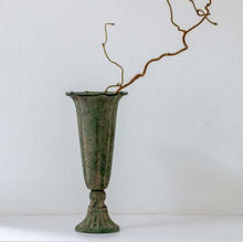 Load image into Gallery viewer, Fluted Urn Vase - Rustic Green-www.proven-salle.com