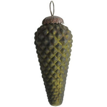 Load image into Gallery viewer, Set of 4 Fir Cone Tree Decorations - Green-www.proven-salle.com