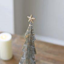 Load image into Gallery viewer, Nordic Style Tin and Wooden Christmas Tree - Small-www.proven-salle.com