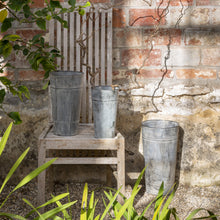Load image into Gallery viewer, Set of 3 Zinc Florist Buckets-www.proven-salle.com