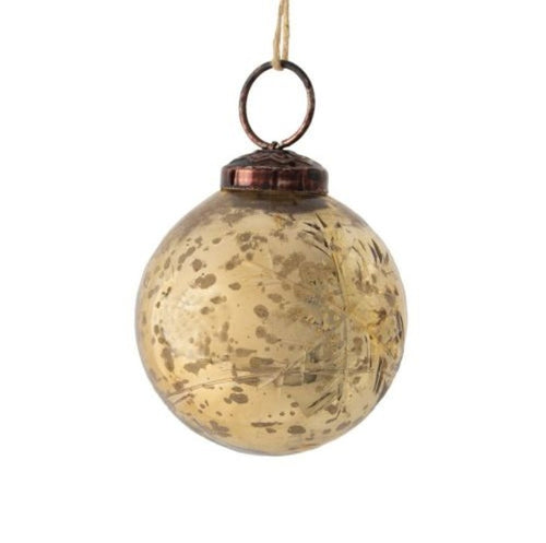 Set of 4 Snowflake Tree Decorations - Gold (Various Sizes)-www.proven-salle.com