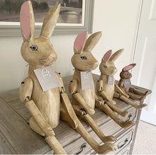 Load image into Gallery viewer, Vintage Style Wooden Hare (Various Sizes) - Brown-www.proven-salle.com