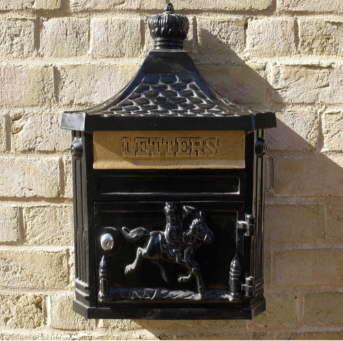 Wall Post Box - Black-www.proven-salle.com